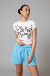 Fitted Graphic Tee, GENERAL UNEASE/WHITE - alternate image 5