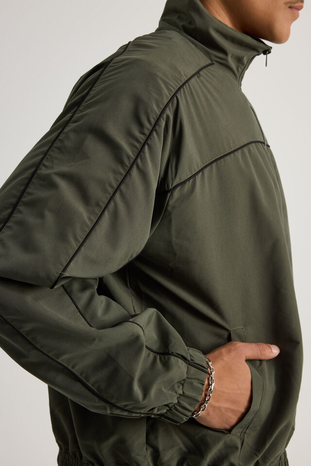 Half Half Shell Jacket, KHAKI