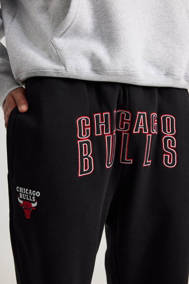 Nba Track Pant, LCN NBA BLACK/BULLS CENTRAL DIVISION