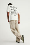 Half Half Classico Baggy Jean, WASHED QUARRY STONE - example image 4