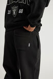Baggy Cuffed Trackpant, BLACK - alternate image 4
