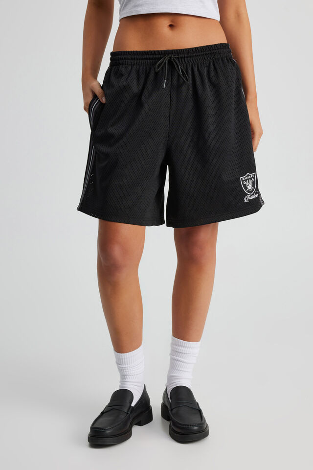 Nfl Lcn Street Field Short, LCN NFL LAS VEGAS RAIDERS_BLACK