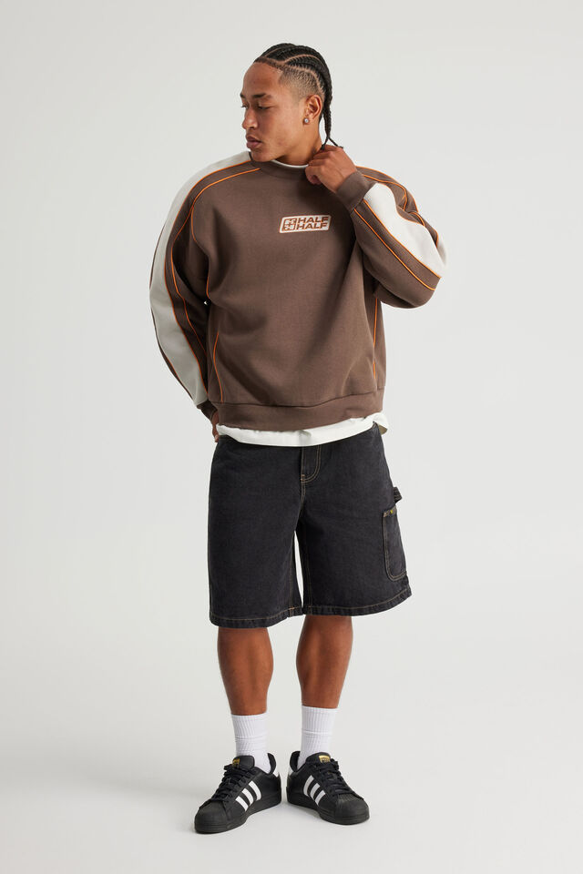 Half Half Panelled Crew, HH MUD/PANEL