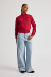 Fila Lcn Zip Through Track Top, SCOOTER RED/FILA BIELLA ITALIA 11 - alternate image 2