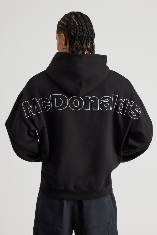 Mcdonald S Hoodie, LCN MCD BLACK/HAMBURGLER