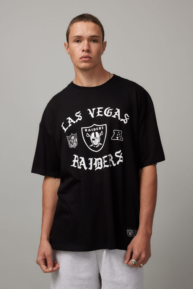 Oversized Nfl T Shirt, LCN NFL BLACK/LAS VEGAS RAIDERS