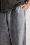 Notion Ultra Baggy Trackpant, NTN WASHED LEAFY CAMO - alternate image 4
