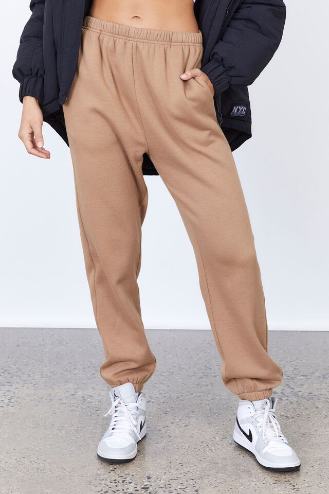 Super Slouchy Trackpant, TIGERS EYE