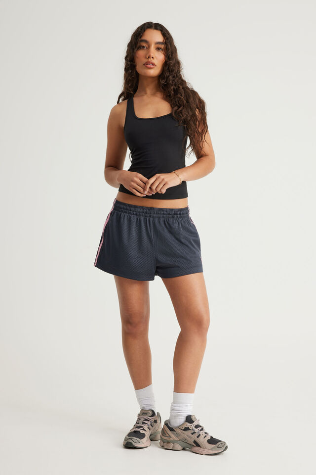 Micro Bball Short, SEAL_VENICE PINK_MESH