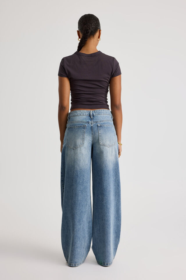 Mid Rise Baggy Jean, VENICE BLUE
