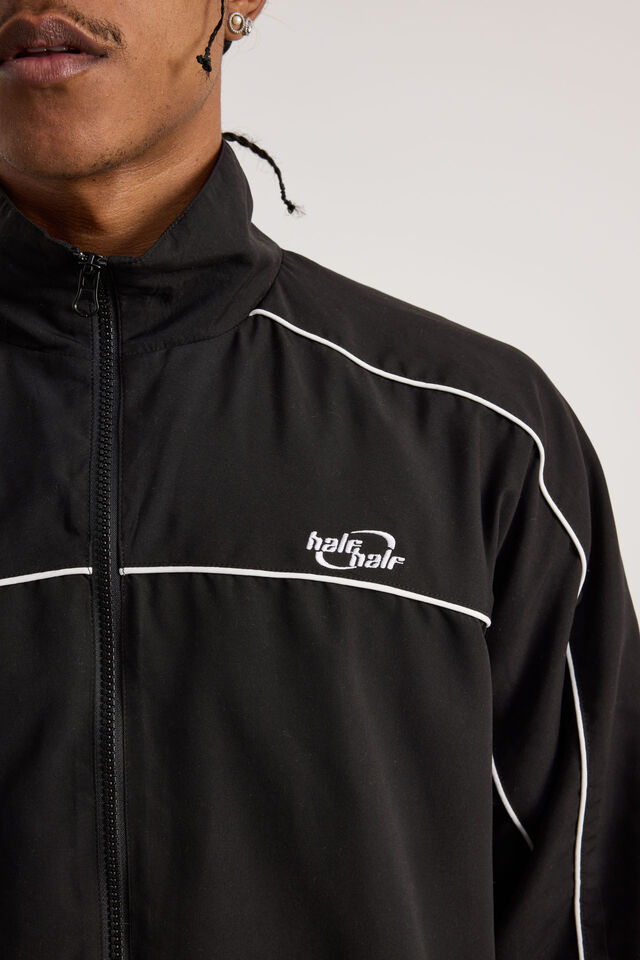 Half Half Shell Jacket, BLACK