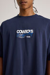 Dallas Cowboys Heavy Weight Box Fit Tshirt, LCN NFL COWBOYS MIDNIGHT BLUE/CHAMPIONS TOUR - alternate image 4