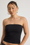 Authentics Longline Bandeau, BLACK - alternate image 4