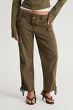 Gwen 3/4 Pants, BURNOUT OLIVE - alternate image 2