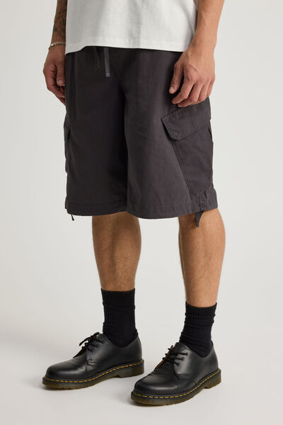Notion Ultra Baggy Cargo Shorts, SLATE