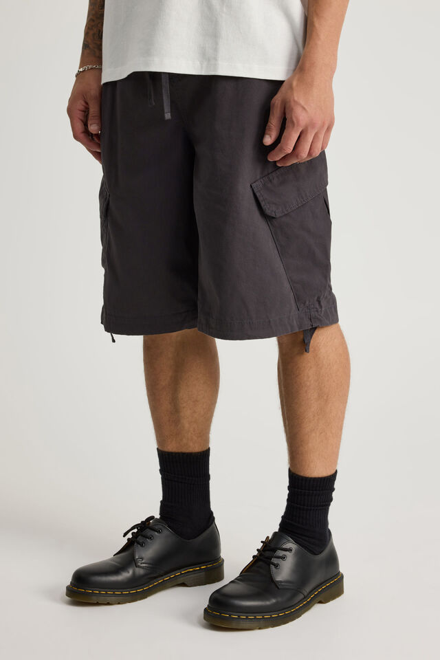 Notion Ultra Baggy Cargo Shorts, SLATE