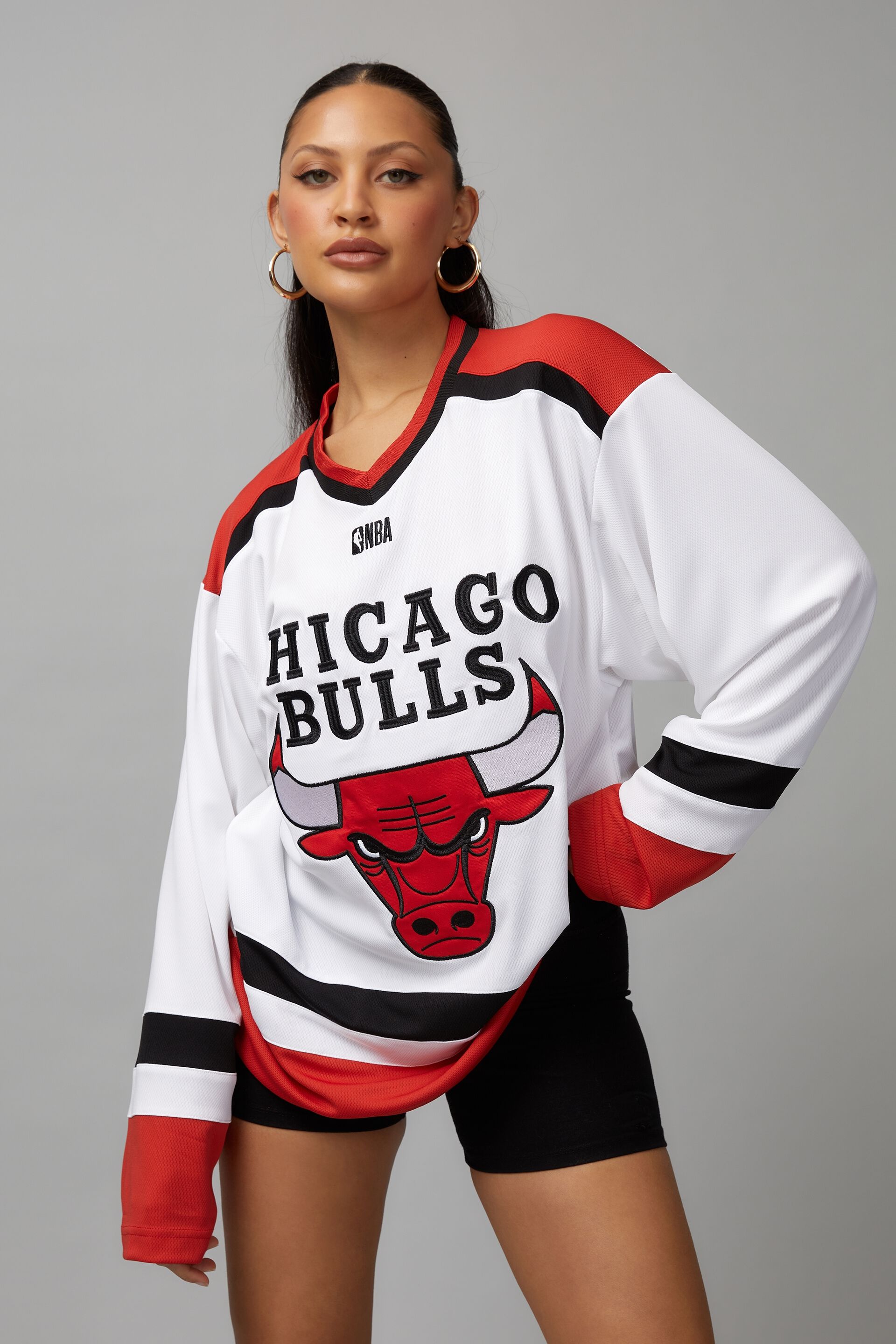 Chicago bulls long sleeve jersey best sale