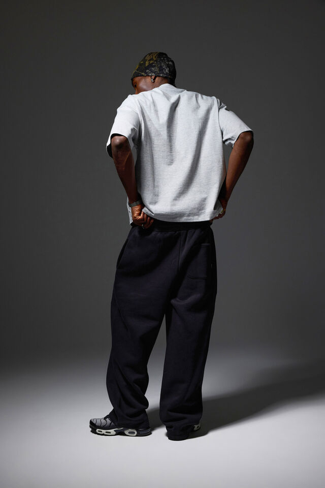 Authentics Heavy Weight Box Fit Tshirt, GREY MARLE