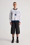 Dallas Cowboys Sports Crew, LCN DAL SILVER MARLE/DALLAS COWBOYS STAR - alternate image 2