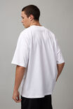 Oversized Music Merch T Shirt, LCN MT WHITE/BIGGIE CHROME HOMAGE - alternate image 3