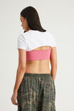 Snatched Bolero Tee, WHITE - example image 3
