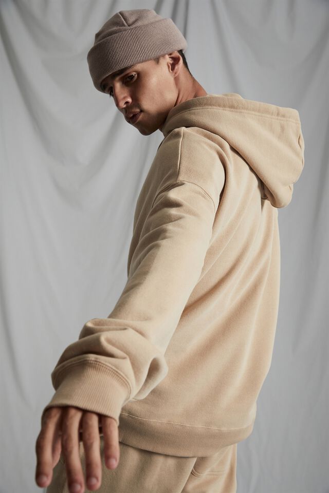Original Oversized Hoodie, ALMOND