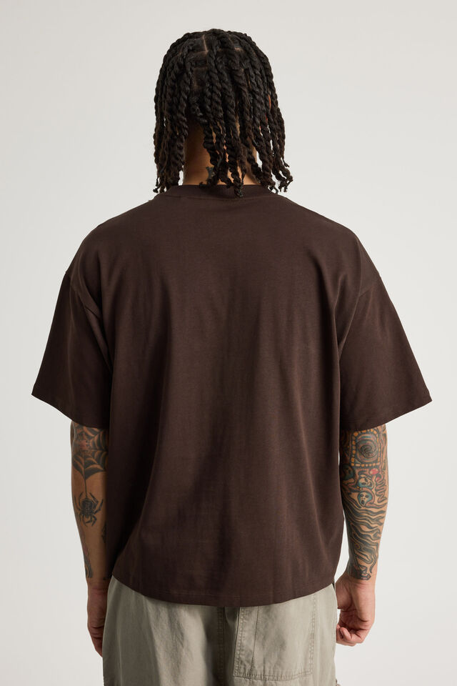 Authentics Heavy Weight Box Fit Tshirt, CHOC TORTE