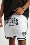 Nfl Basketball Short, LCN NFL WHITE STRIPE / RAIDERS GOTHIC - example image 2