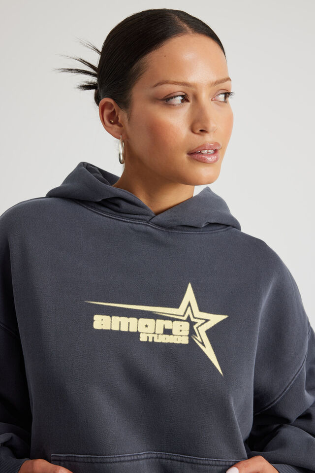 Chloe Hoodie, WASHED NAVY/AMORE STAR