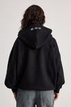 Harley Slouchy Hoodie, BLACK/NOSTALGIA - alternate image 3