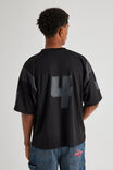 Half Half Panelled Jersey, BLACK/SLATE - alternate image 3