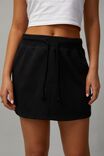 Darcy Fleece Skirt, BLACK - alternate image 4