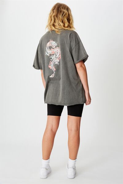 Os Graphic Tee, NOT YOURS DRAGON/WASHED ASPHALT