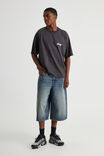 Notion Heavy Weight Box Fit Graphic Tshirt, NTN WASHED BLACK ACID/GENESIS - alternate image 2