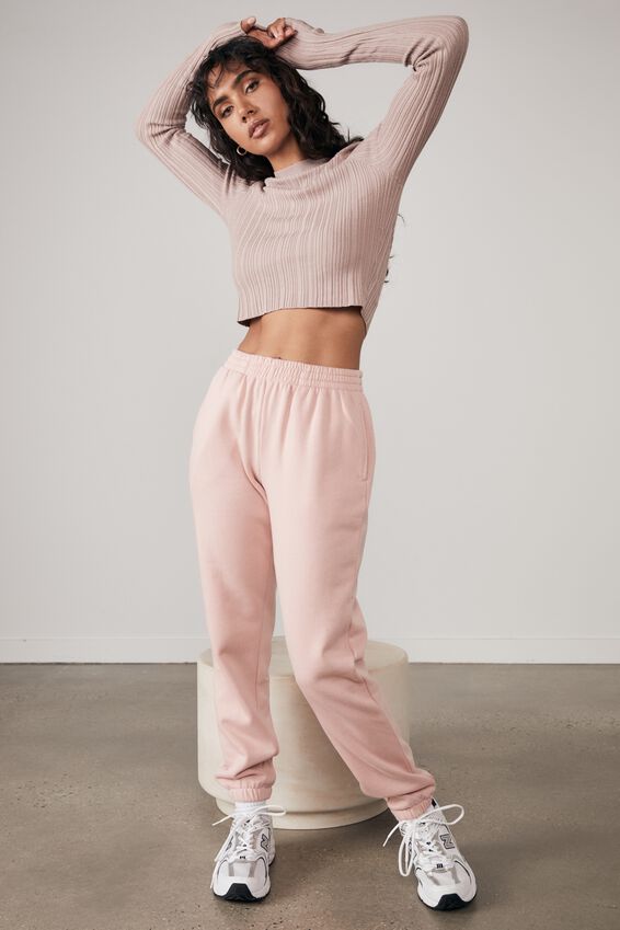 Classic Trackpant, SILVER PINK