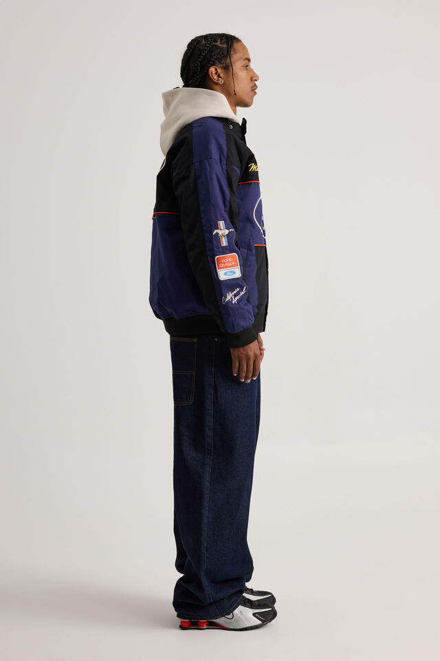 Ford Racing Jacket, LCN FORD BLUE BLACK/FORD