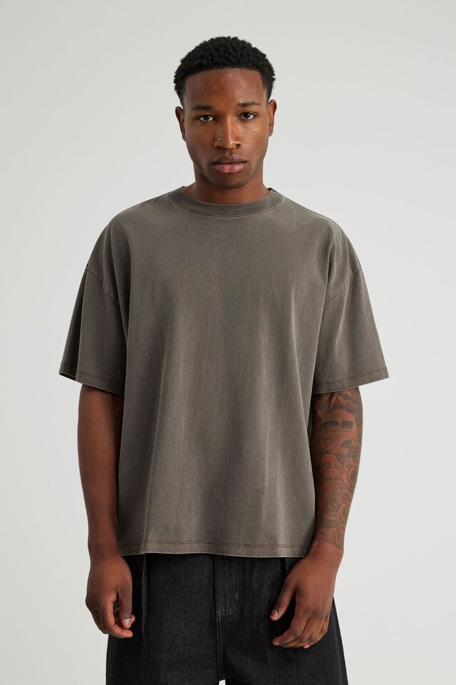 Authentics Blank Tee, WASHED WALNUT