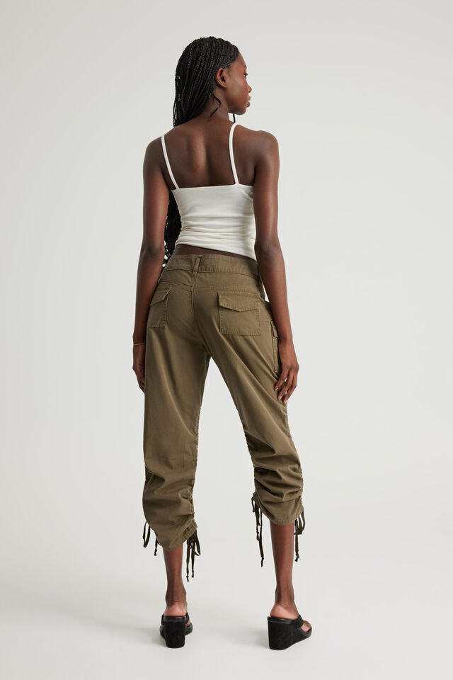 Gwen 3/4 Pants, BURNOUT OLIVE
