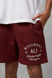 Muhammad Ali Track Short, LCN ALI BURGUNDY/MUHAMMAD ALI - alternate image 4