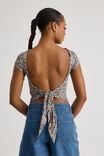 Cameron Open Back Top, LEOPARD - alternate image 2