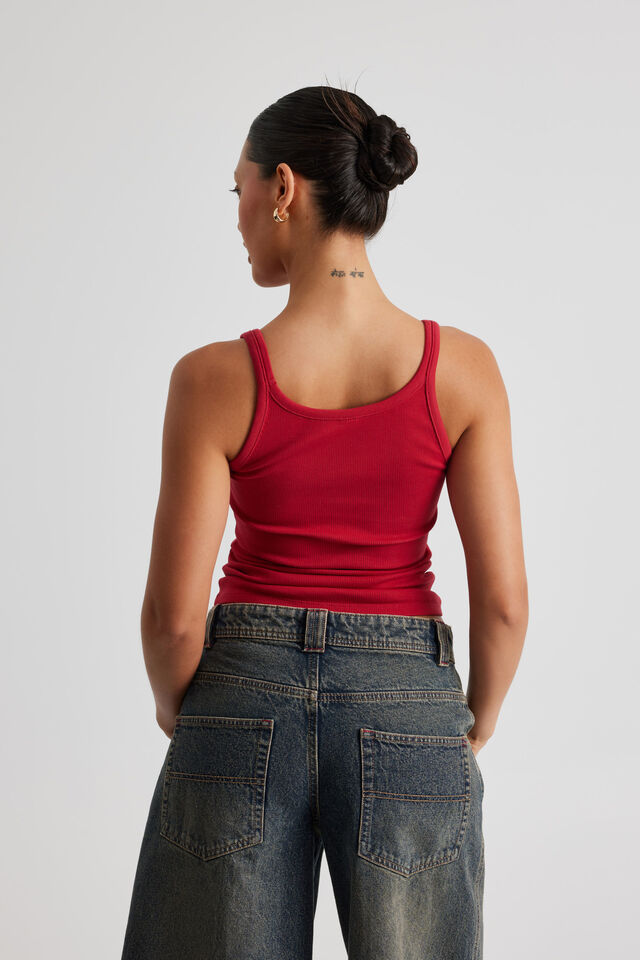 Longline Tank, RED