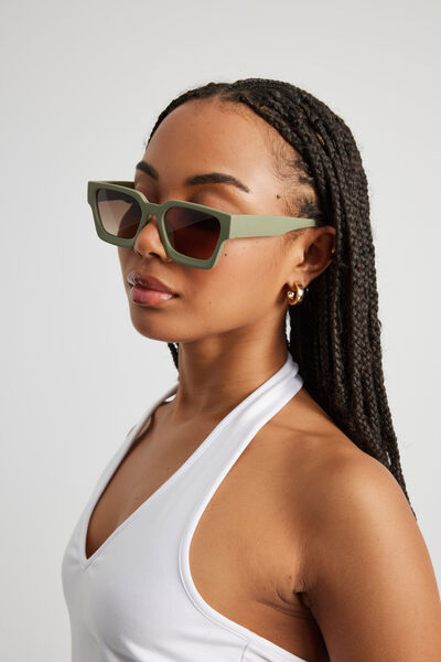 The Karla Sunglasses, TAUPE MATTE