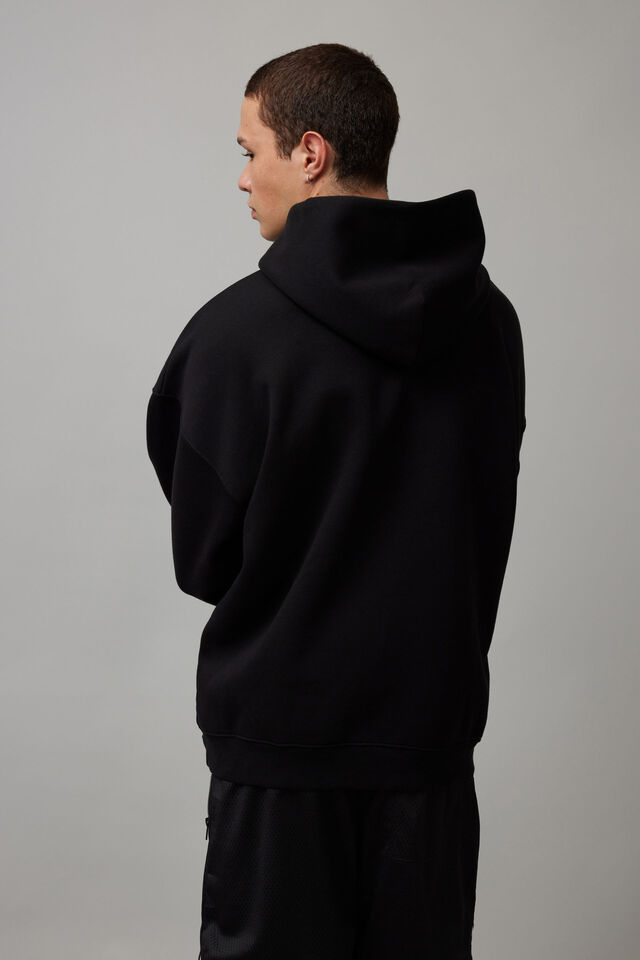 Nba Hoodie, LCN NBA BLACK/CHICAGO BULLS SUPERSIZE