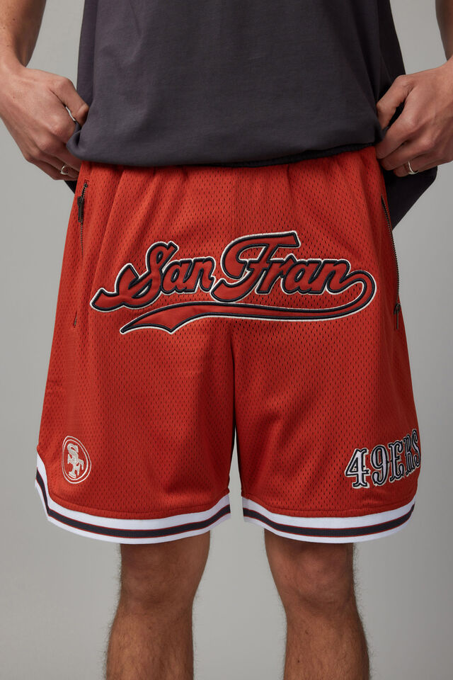 Nfl Basketball Short, LCN NFL RED CLAY CLASSIC/SAN FRANCISCO 49ERS