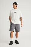 Pull On Cargo Short, MILANESE GREY - alternate image 1
