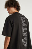 Open Gallery Box Fit Tshirt, OG BLACK/VERTICAL OUTLINE - example image 1