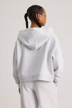 Authentics Boxy Crop Zip Through, SILVER MARLE - alternate image 3
