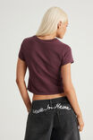 Graphic Baby Tee, PUNK PURPLE/SCRIPT - alternate image 3
