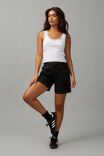Contrast Stitch Scoop Neck Tank, WHITE - alternate image 5