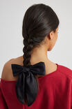 Hair Bow Clip, BLACK - alternate image 2